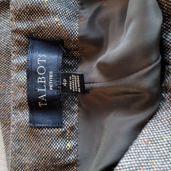 Talbots Petites wool twead pants - Picture 4 of 10